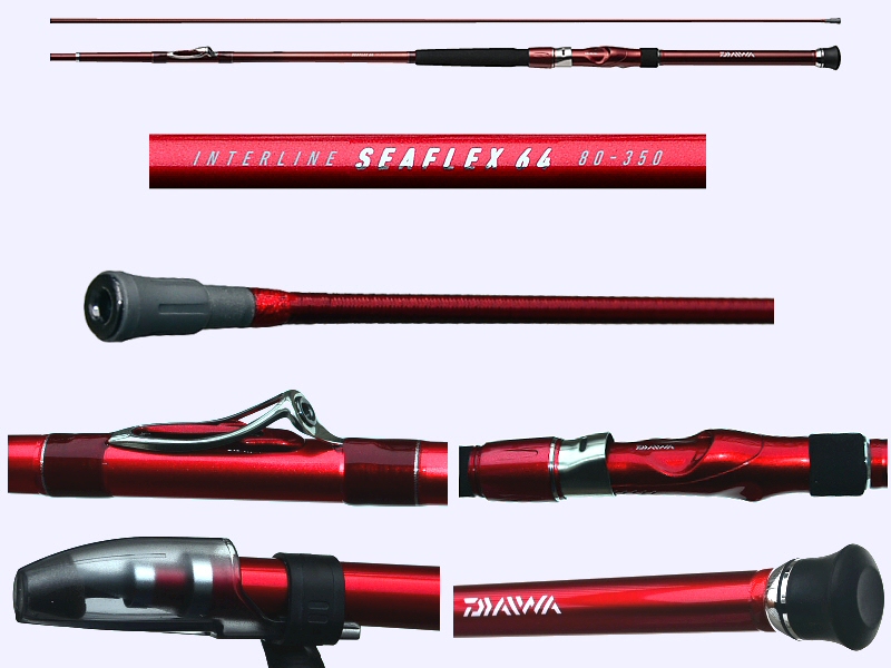 Daiwa INTERLINE SEAFLEX 64 80-350 Boat Fishing rod 4 pieces From Stylish  anglers 