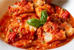 Cod with Tomato Sauce Armenian Recipe