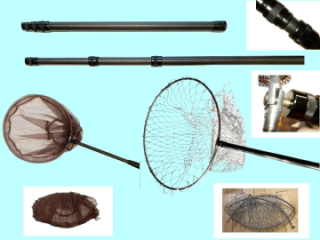 Fishing landing net - telescopic landing net