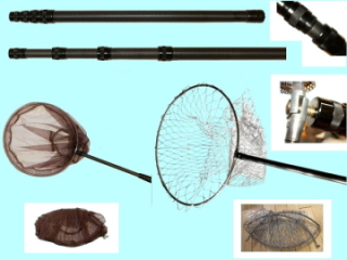 Fishing landing net - telescopic landing net