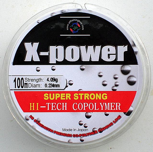 Monofilament fishing line made of Japan fiber