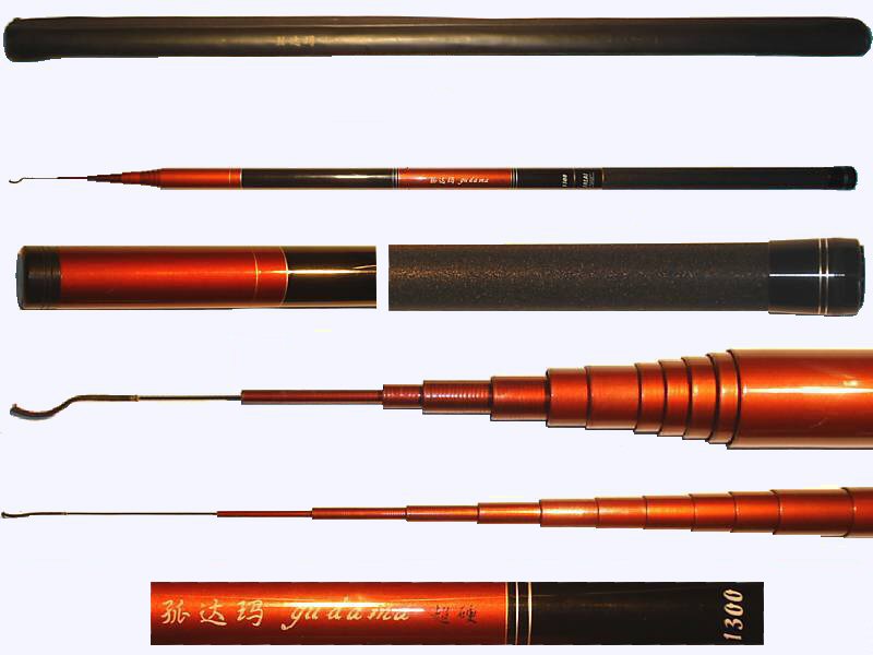 All Fishing Buy, 43 ft Telescopic Fishing Pole 98% High Modulus Japan  Carbon, 43' fishing rod.