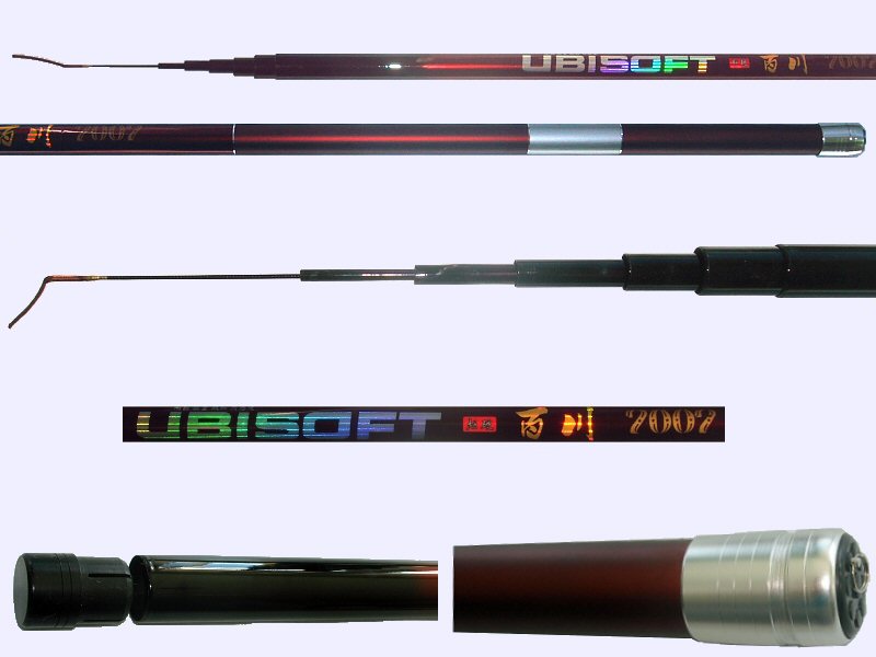 Telescopic Fishing Rod, 24ft Telescopic Pole