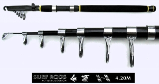 Fishing Surf Rods - Telescopic surf casting rods 15ft