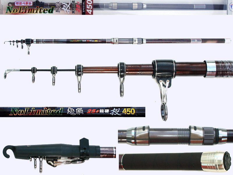 All Fishing Buy, 15 ft Telescopic Surf Casting Rod, Japan Carbon, 4.5  meters surf rod.