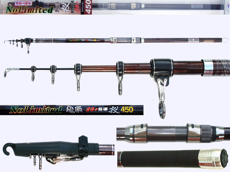 All Fishing Buy, 15 ft Telescopic Surf Casting Rod, Japan Carbon