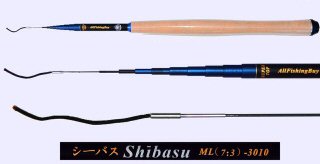 3.0m Medium Light Action Tenkara rod SHIBASU-3010