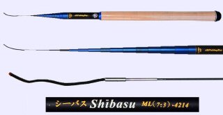 4.2m Medium Light Action Tenkara rod SHIBASU-4214