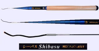 4.5m Medium Light Action Tenkara rod SHIBASU-4515