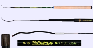 3.0m Medium Light Action Tenkara rod TAKASAGO-3006