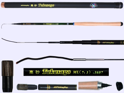 Medium Light Action Tenkara rod TAKASAGO-3607