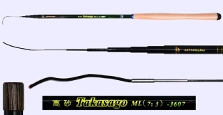 3.6m Medium Light Action Tenkara rod TAKASAGO-3607