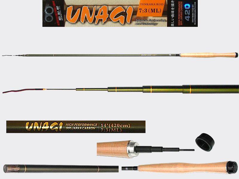 12/13 FT Tenkara Kit Carbon Fiber Stream Hand Pole fishing Tenkara